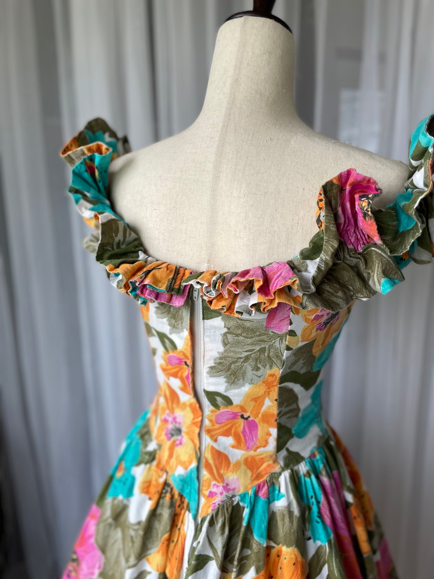 Tiger lily vintage party dress