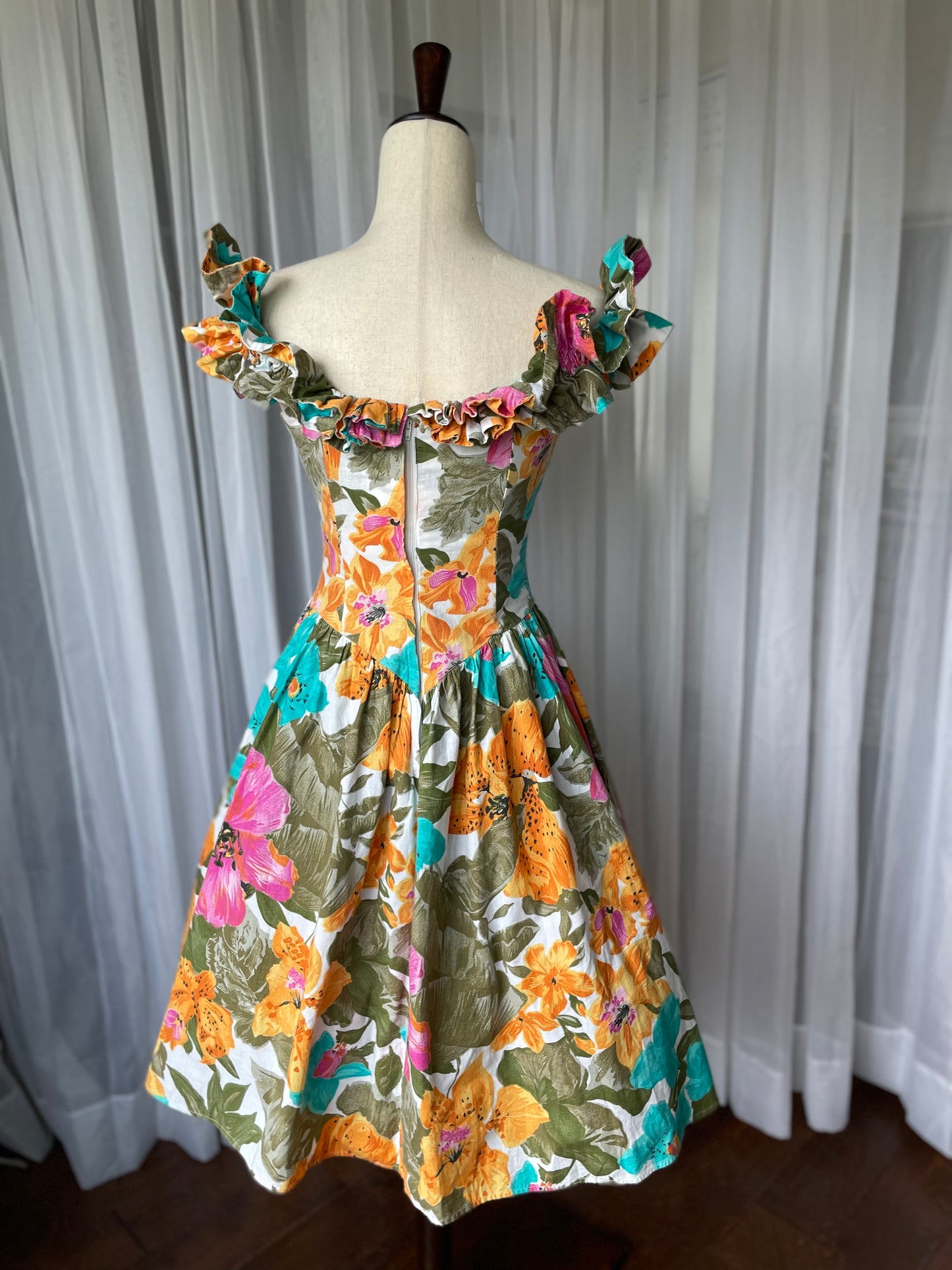 Tiger lily vintage party dress