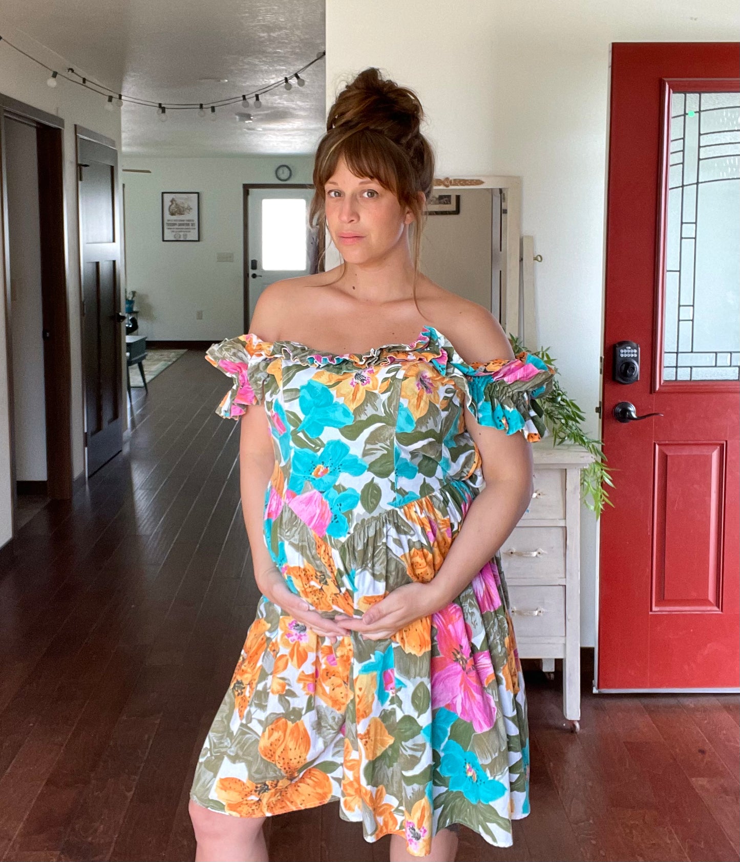 Tiger lily vintage party dress