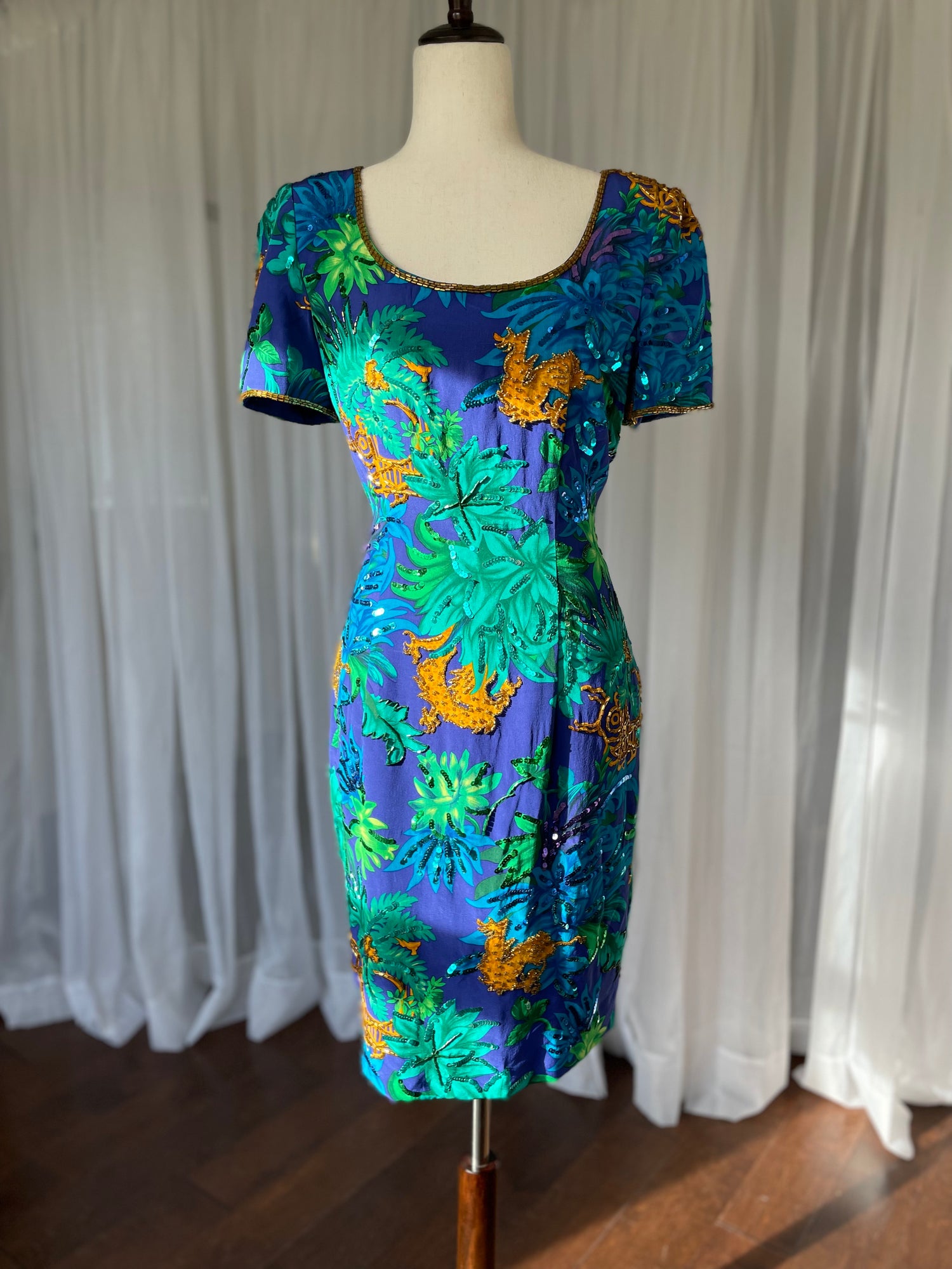 Jewel tone cocktail clearance dress